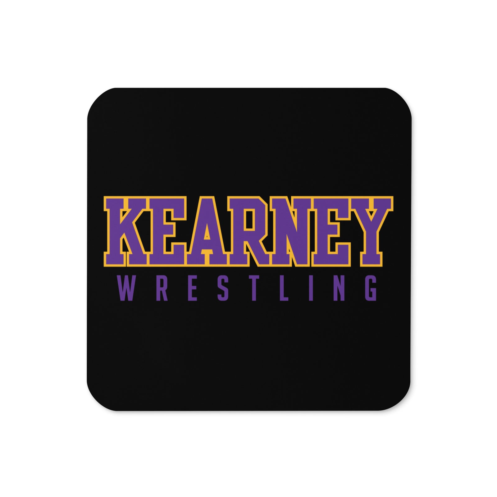 Kearney High School Wrestling Cork Back Coaster