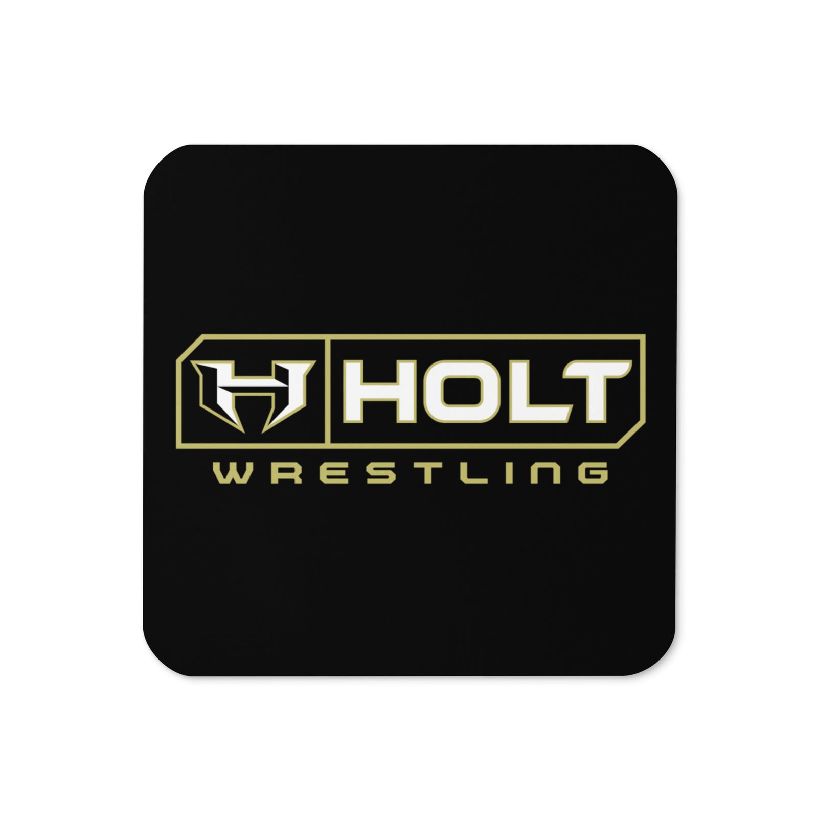 Holt Wrestling Cork Back Coaster