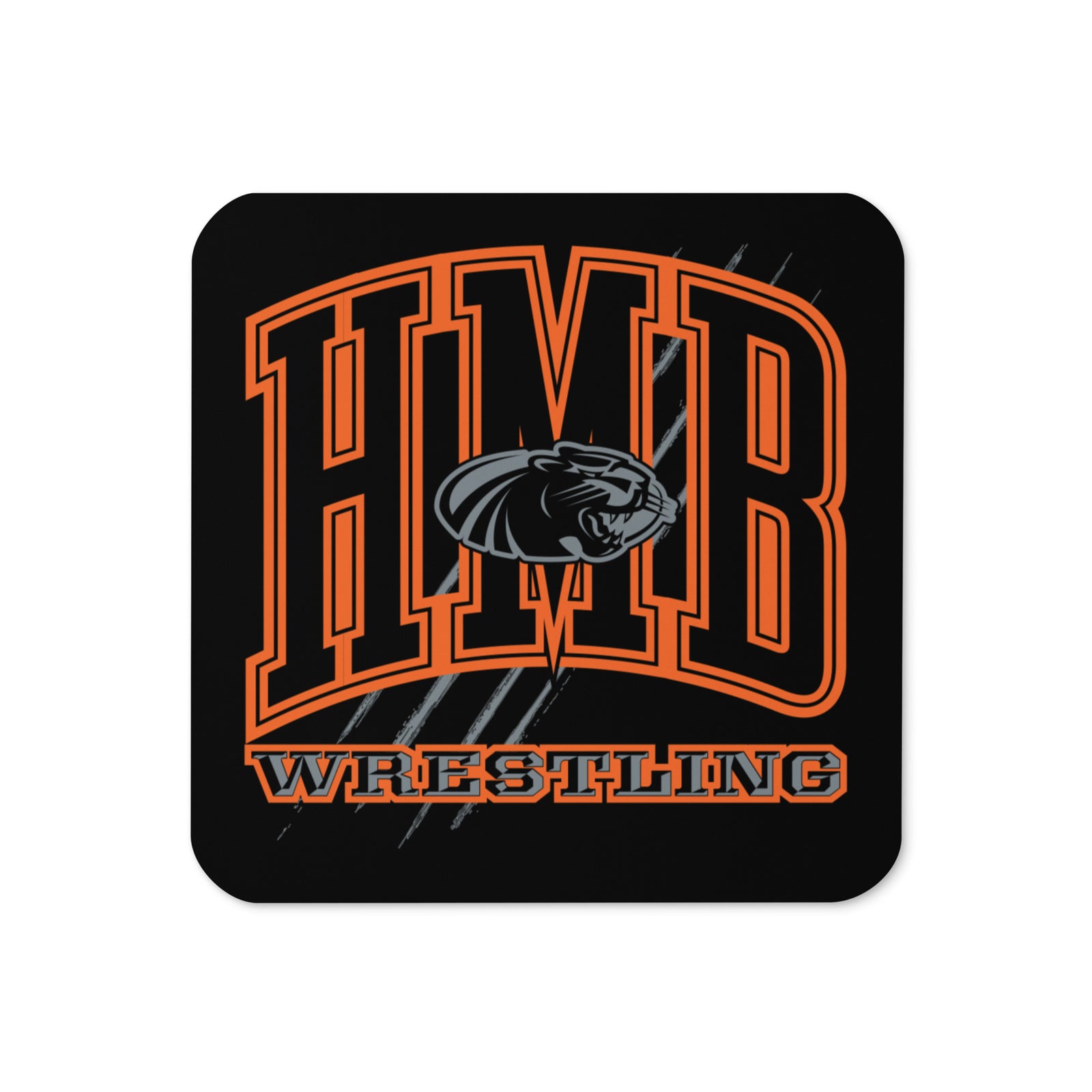 Half Moon Bay Wrestling Cork Back Coaster