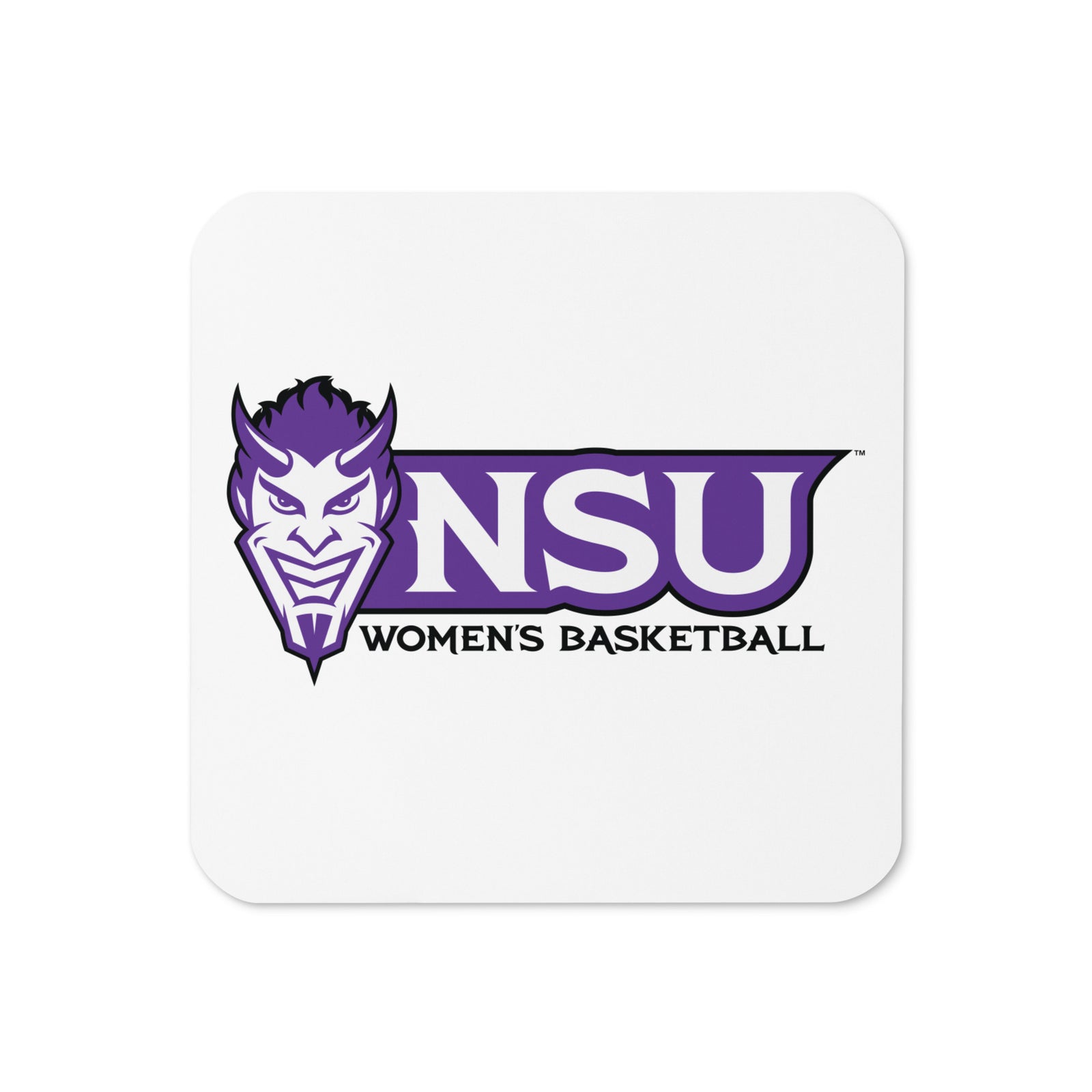 Northwestern Basketball Cork Back Coaster