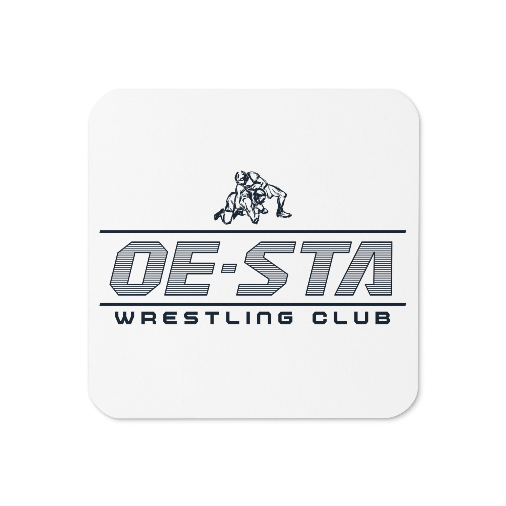 OE-STA Wrestling Club Cork Back Coaster