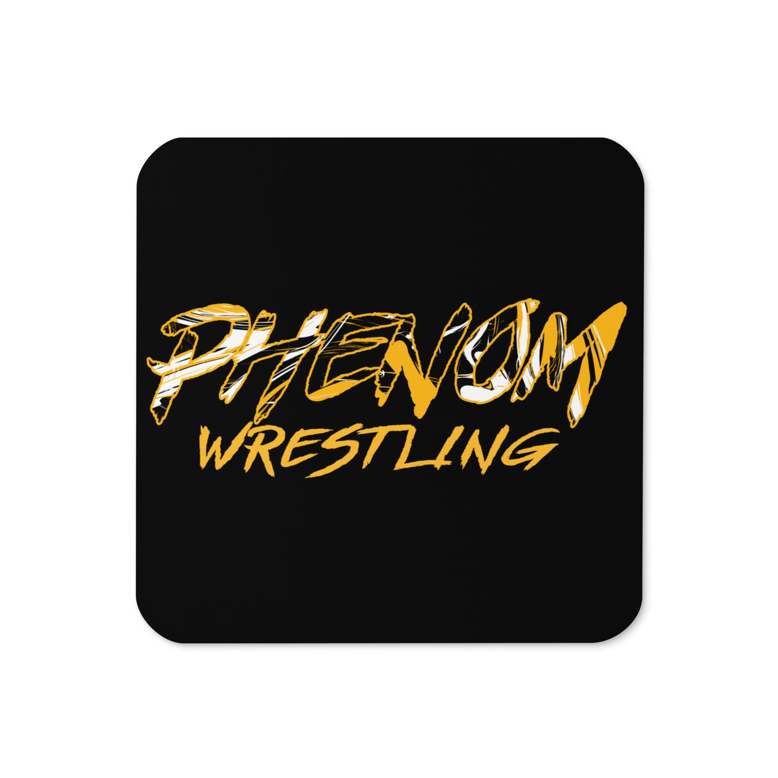 Phenom Wrestling Cork Back Coaster