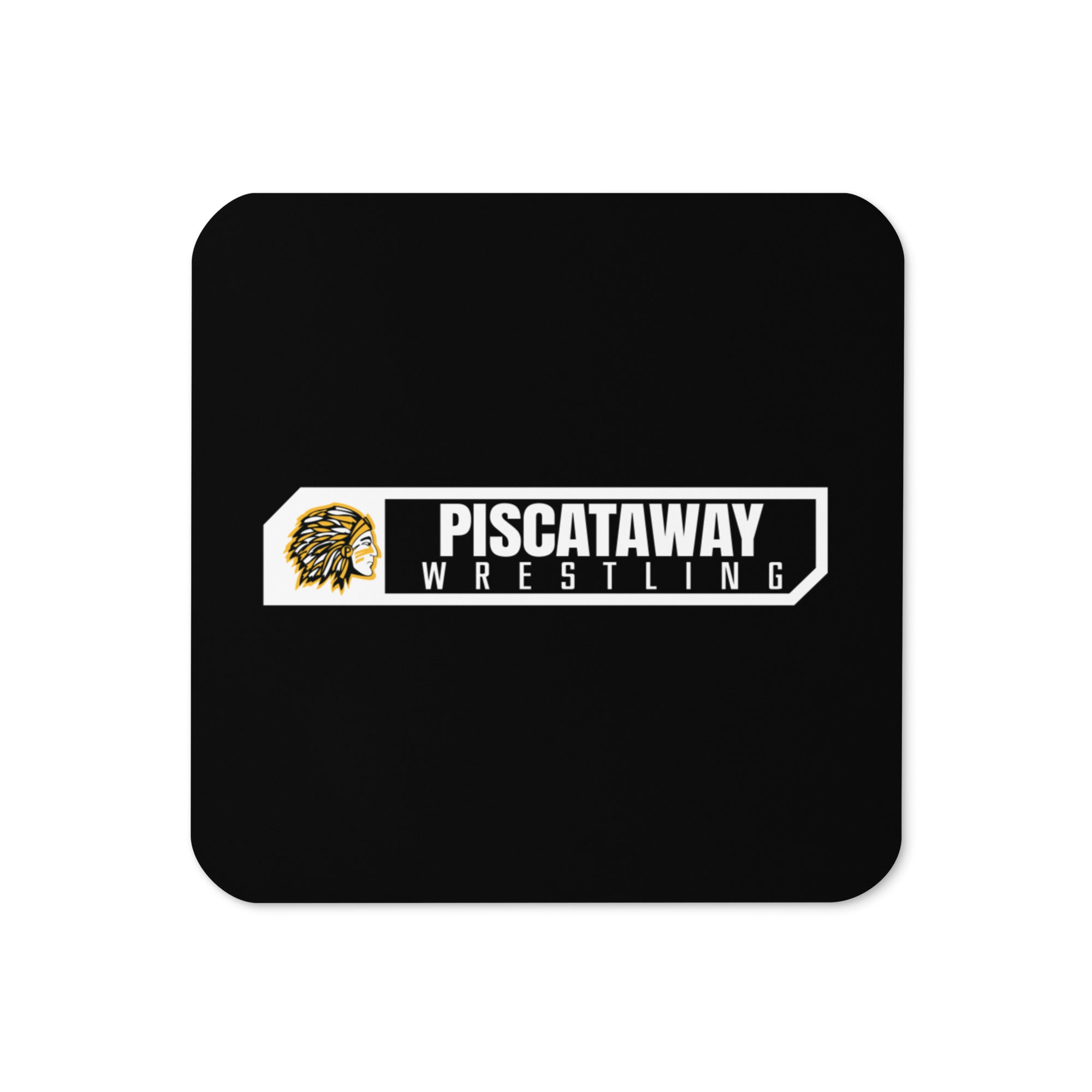 Piscataway Wrestling Cork Back Coaster