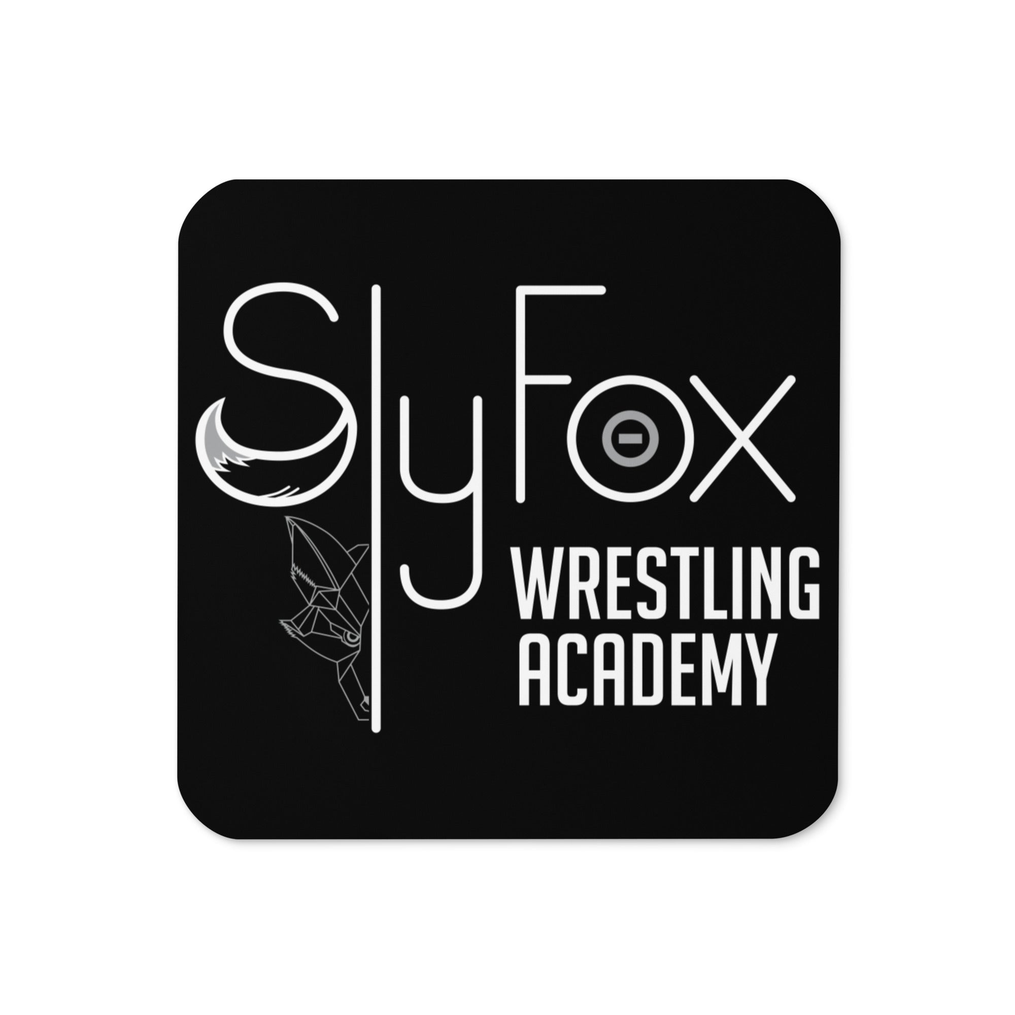 Sly Fox Wrestling Academy Cork Back Coaster