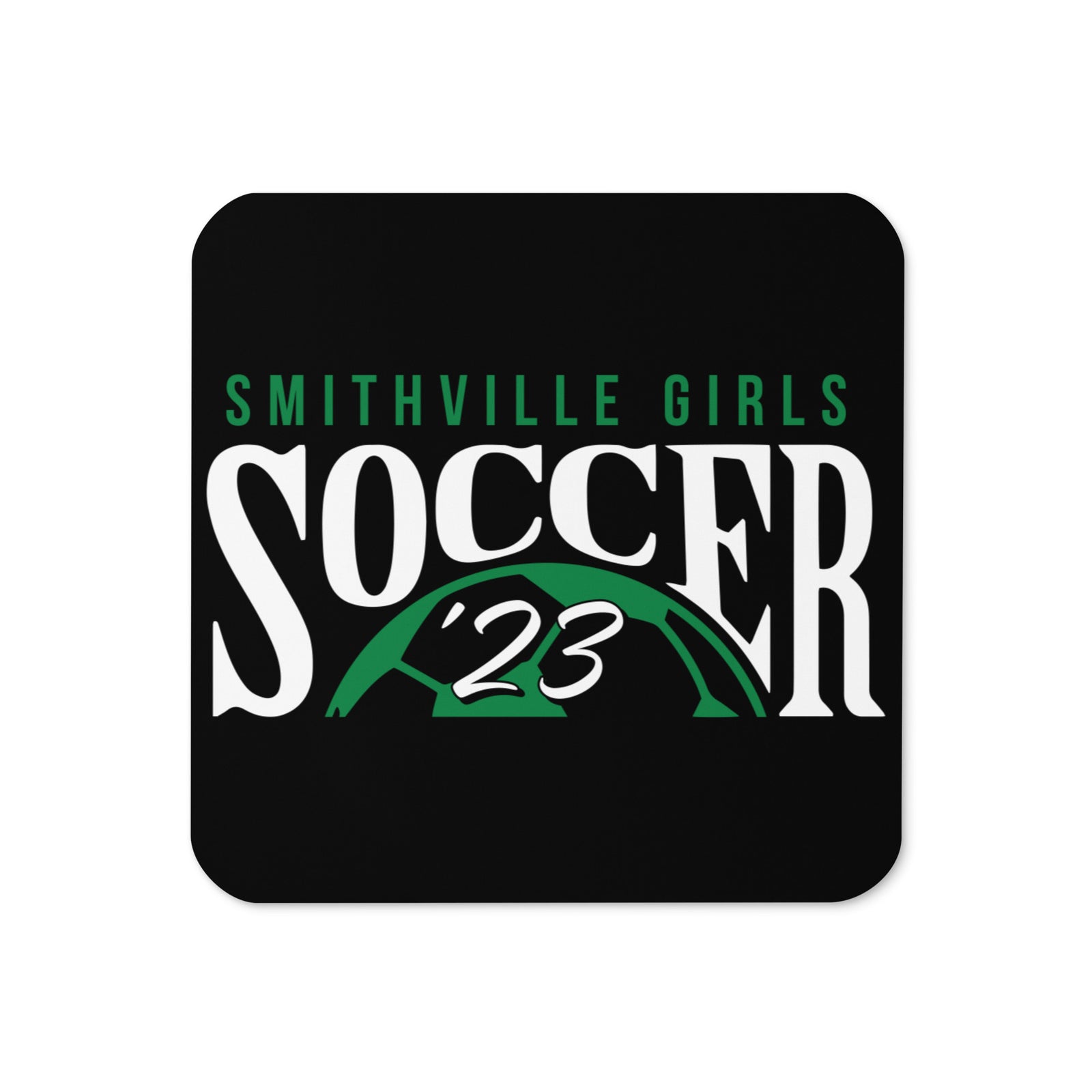 Smithville Girls Soccer '23 Cork Back Coaster