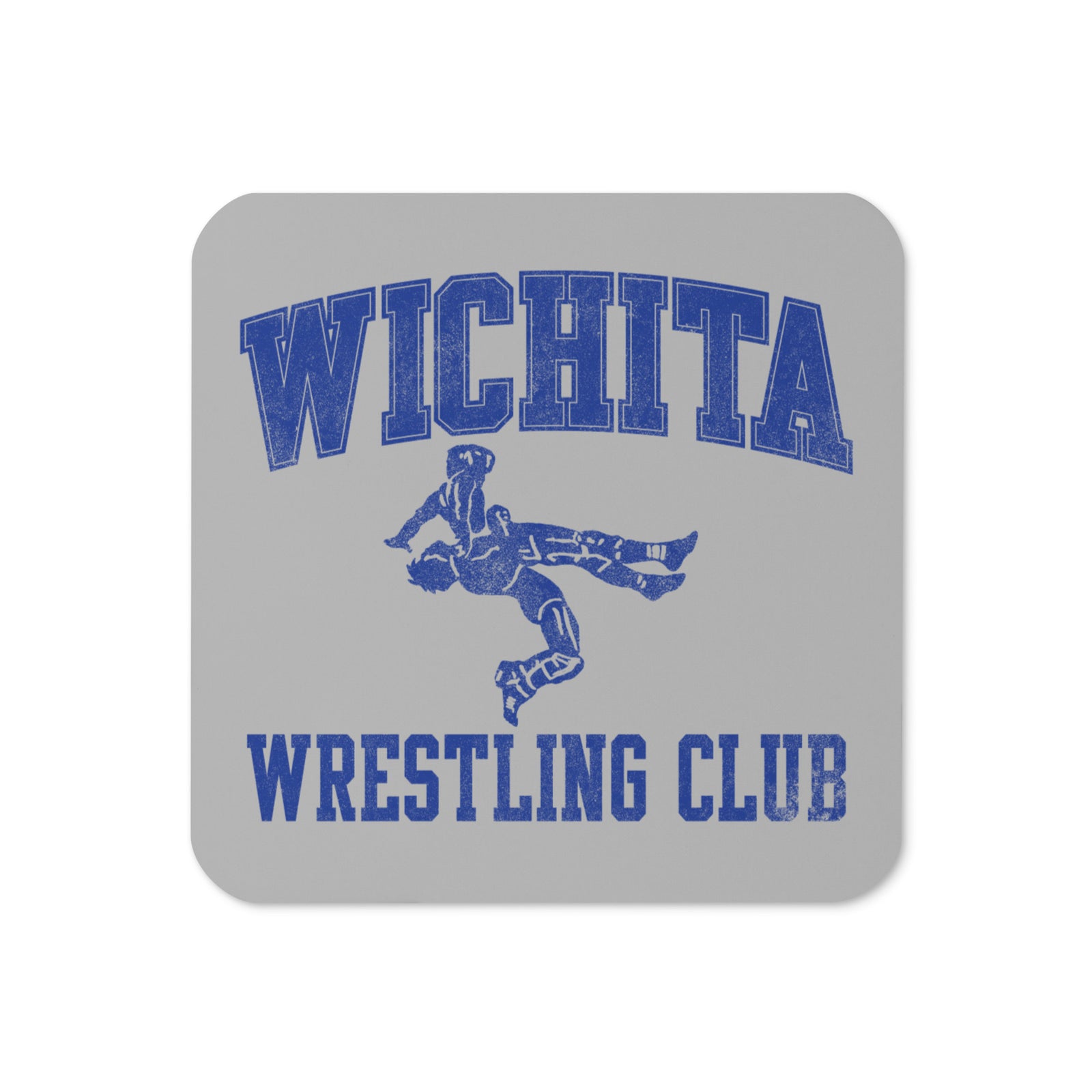 Wichita Wrestling Club Cork Back Coaster