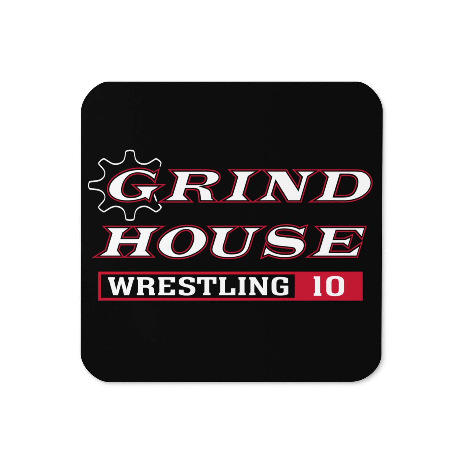 Team Grind House 10 Cork Back Coaster
