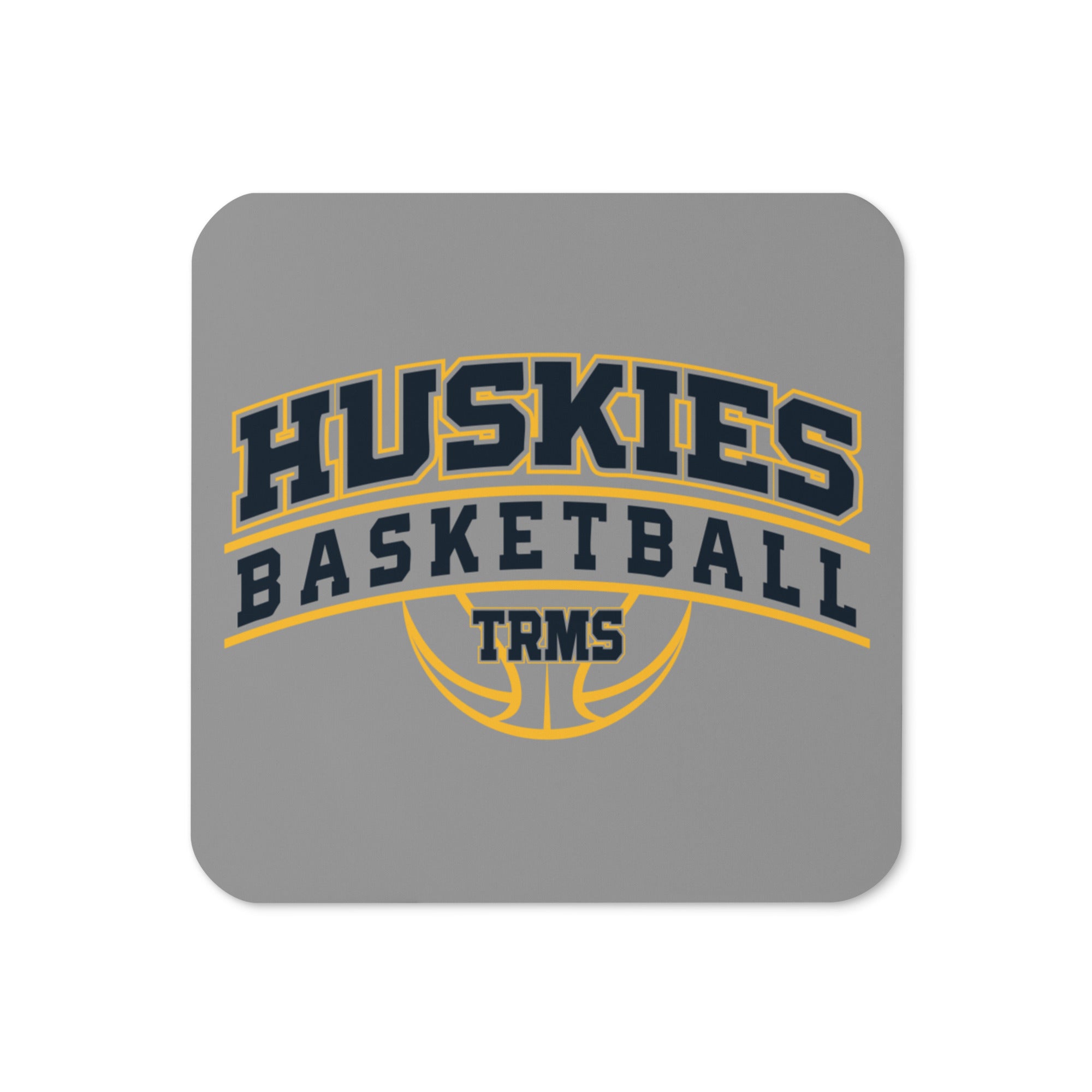 Trail Ridge Middle School Basketball Cork Back Coaster