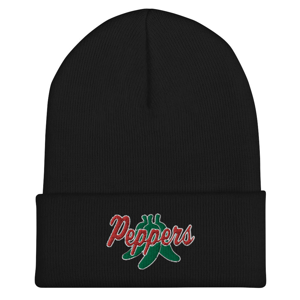 Peppers Softball Cuffed Beanie