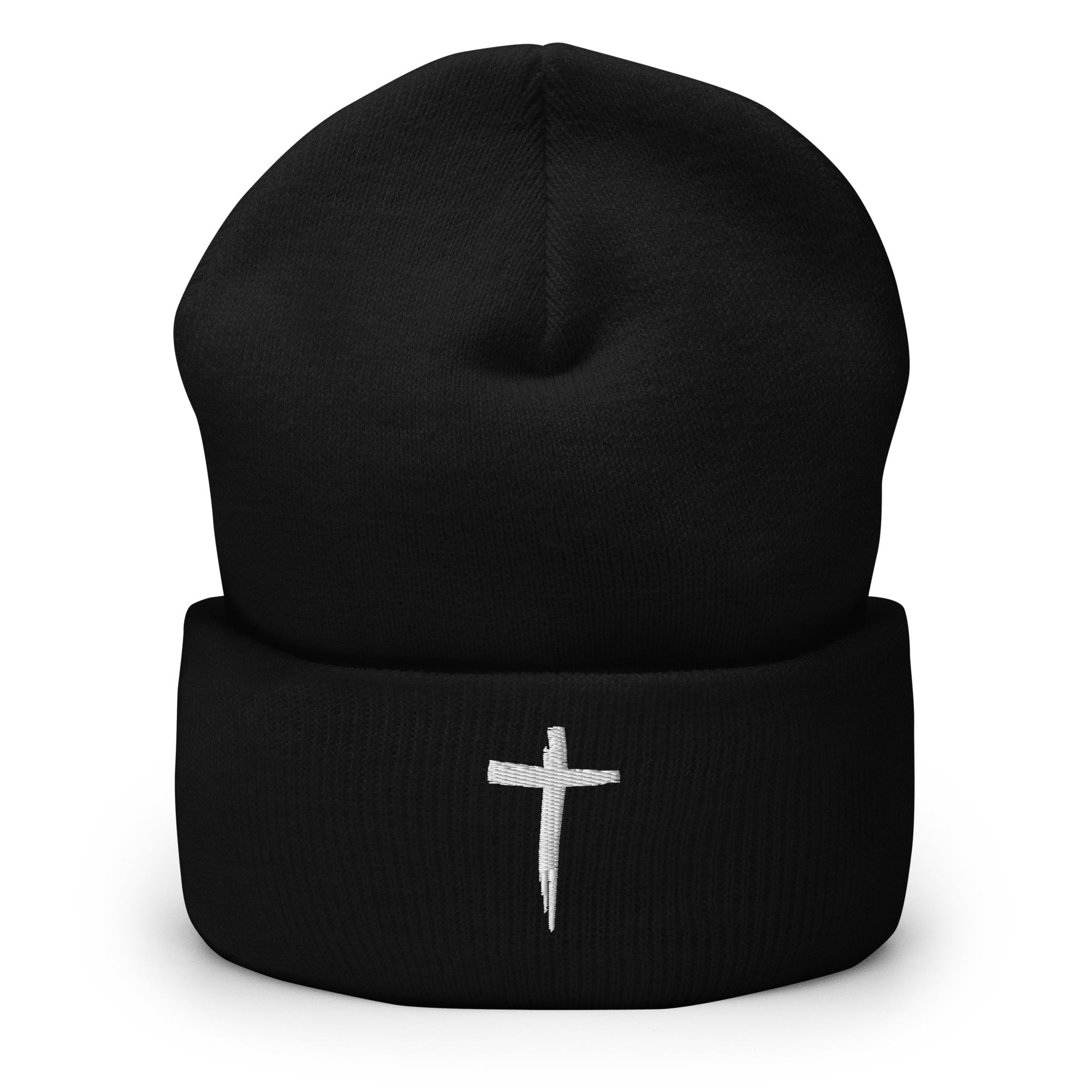 St. Stephen Lutheran Church Cross Only Cuffed Beanie