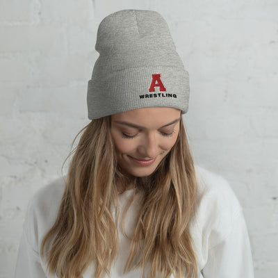 Albuquerque Academy Wrestling Cuffed Beanie