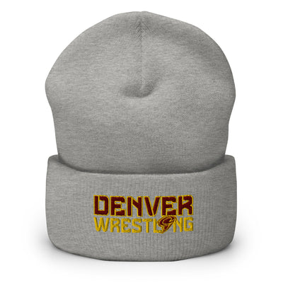 Denver Wrestling Cuffed Beanie