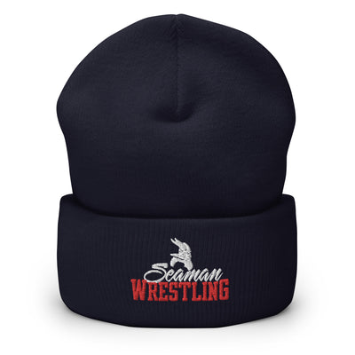 Topeka Seaman Wrestling Cuffed Beanie