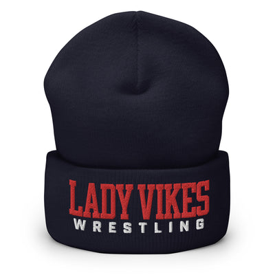 Lady Vikes Wrestling Cuffed Beanie