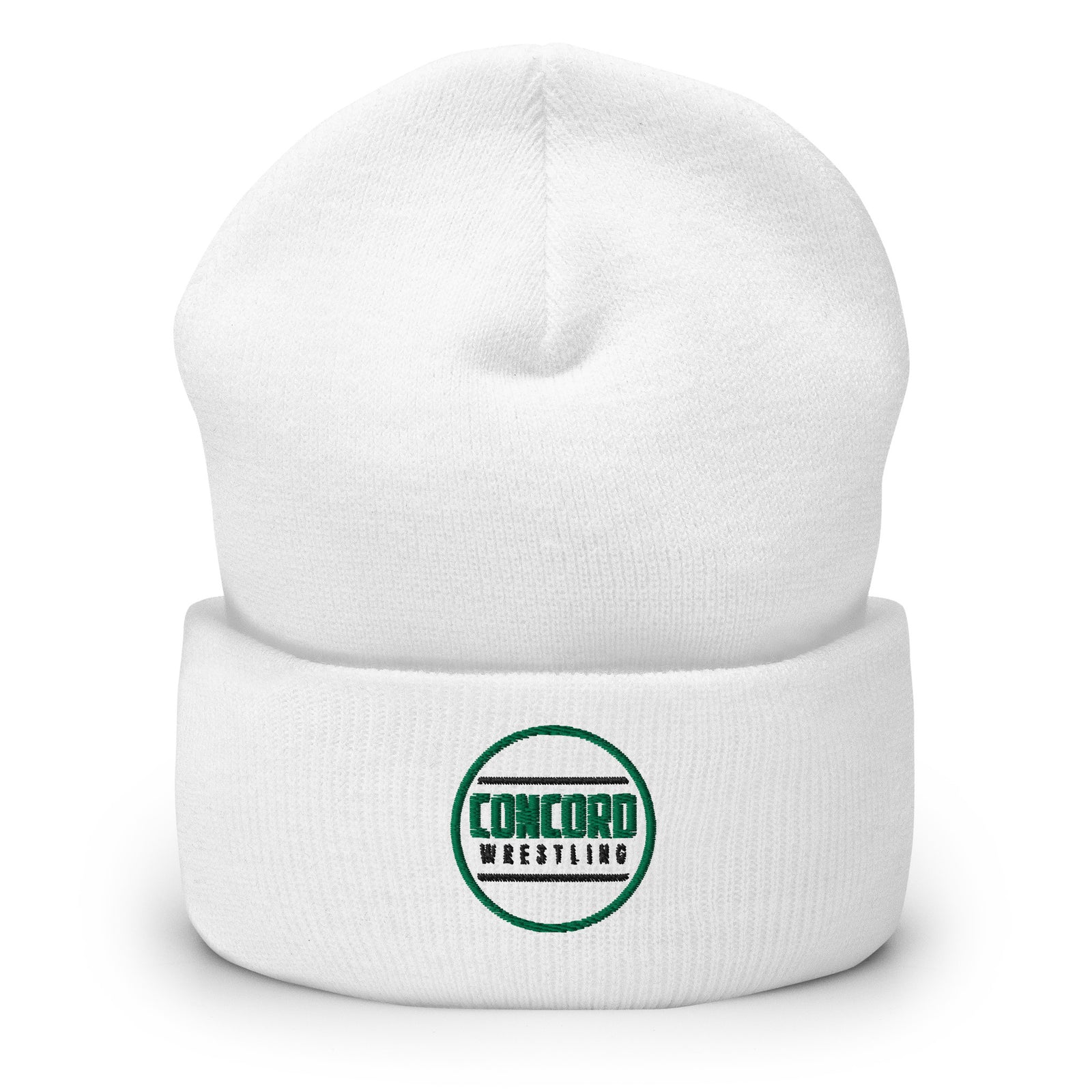 Minutemen Wrestling Club White Cuffed Beanie