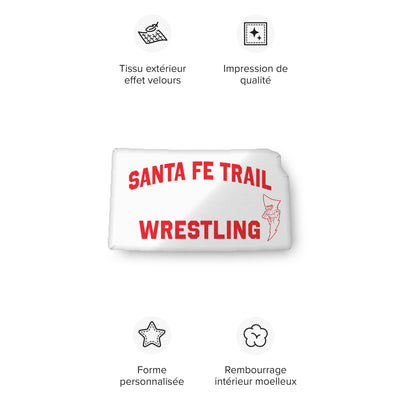 Santa Fe Trail Wrestling Custom-shaped pillow