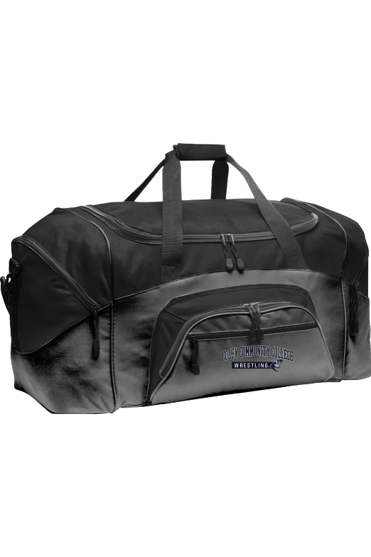 Colby Community College Wrestling Port Authority - Standard Colorblock Sport Duffel. BG99