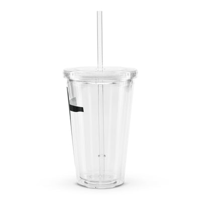 St. Stephen Lutheran Church Cross Only Plastic Tumbler with Straw