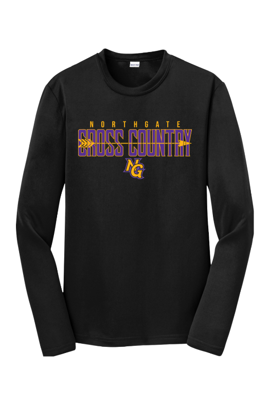 Northgate Middle School Sport-Tek Youth Long Sleeve PosiCharge Competitor Tee. YST350LS