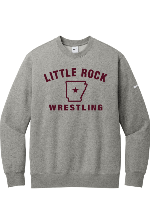 University of Arkansas at Little Rock - Wrestling Nike Club Fleece Sleeve Swoosh Crew NKFD9863