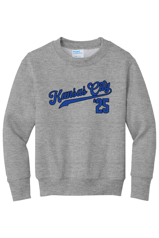 Kansas City Training Center Port & Company - Youth Core Fleece Crewneck Sweatshirt. PC90Y