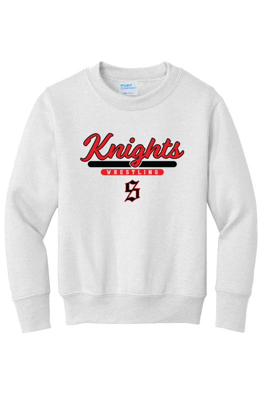 Stratford High School Port & Company - Youth Core Fleece Crewneck Sweatshirt. PC90Y
