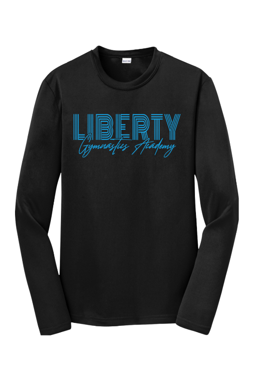 Liberty Gymnastic Academy Sport-Tek Youth Long Sleeve PosiCharge Competitor Tee. YST350LS