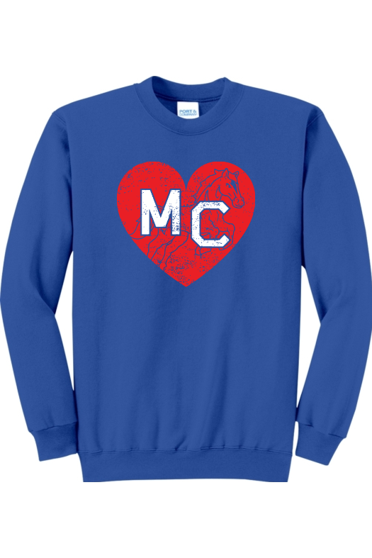 Mill Creek Elementary Port & Company - Core Fleece Crewneck Sweatshirt. PC78