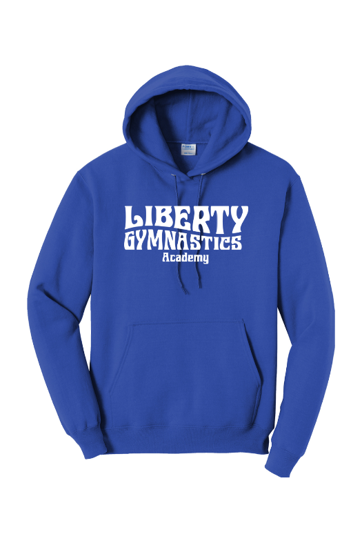 Liberty Gymnastic Academy Port & Company - Core Fleece Pullover Hooded Sweatshirt. PC78H