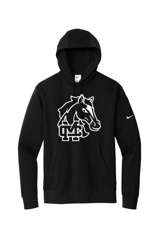 Mill Creek Elementary Nike Club Fleece Sleeve Swoosh Pullover Hoodie NKDR1499