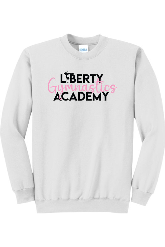 Liberty Gymnastic Academy Port & Company - Core Fleece Crewneck Sweatshirt. PC78