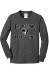 Frontenac HS Wrestling Port & Company Youth Long Sleeve Core Cotton Tee. PC54YLS