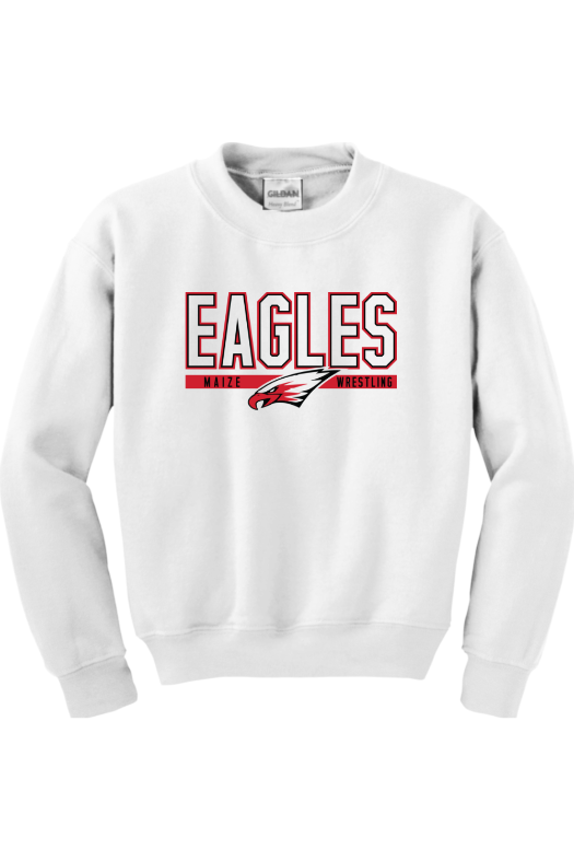 Maize Football Gildan Heavy Blend Youth Sweatshirt - 18000B