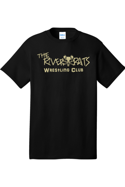 River Rats Wrestling Port & Company - Core Cotton Tee. PC54