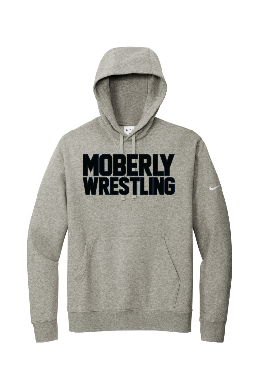 Moberly High School Nike Club Fleece Sleeve Swoosh Pullover Hoodie NKDR1499