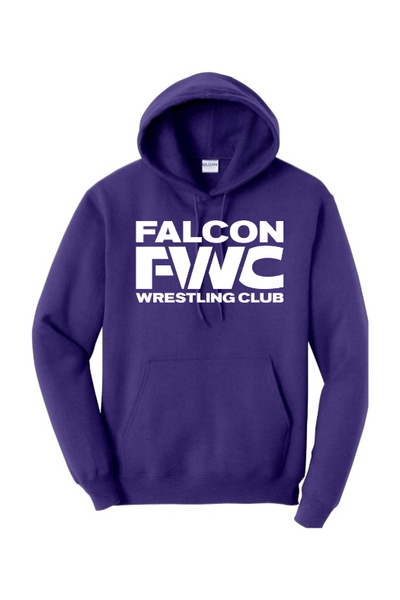 Falcon Wrestling Club Gildan Heavy Blend Hooded Sweatshirt - 18500