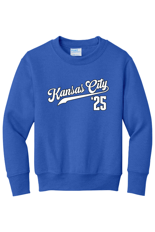 Kansas City Training Center Port & Company - Youth Core Fleece Crewneck Sweatshirt. PC90Y