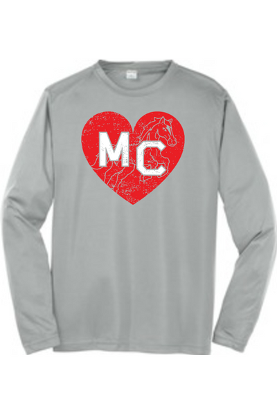 Mill Creek Elementary Sport-Tek Long Sleeve PosiCharge Competitor Tee. ST350LS