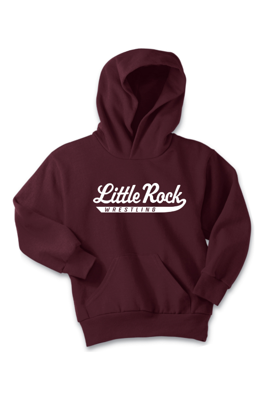 University of Arkansas at Little Rock - Wrestling Port & Company - Youth Core Fleece Pullover Hooded Sweatshirt. PC90YH