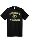 River Rats Wrestling Port & Company - Core Cotton Tee. PC54