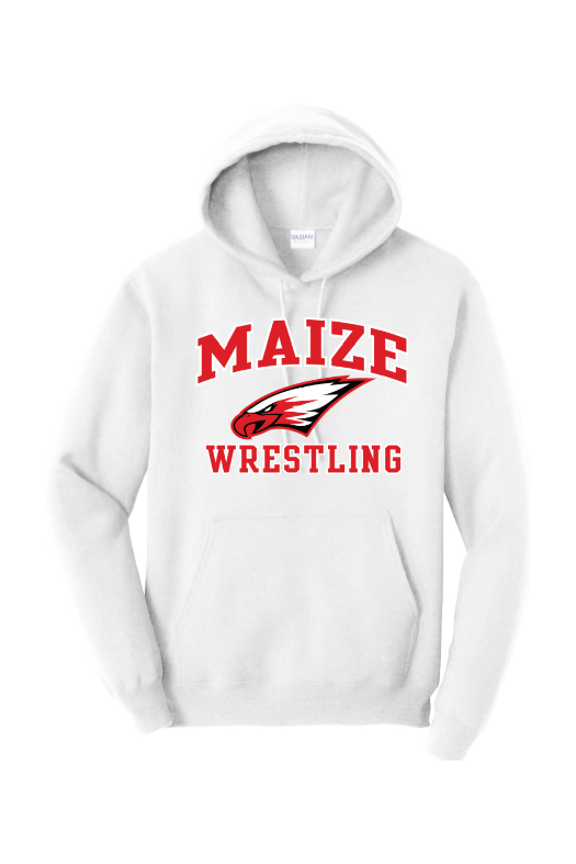Maize Football Gildan Heavy Blend Hooded Sweatshirt - 18500