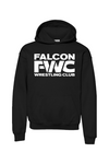 Falcon Wrestling Club Gildan Heavy Blend Youth Hooded Sweatshirt - 18500B