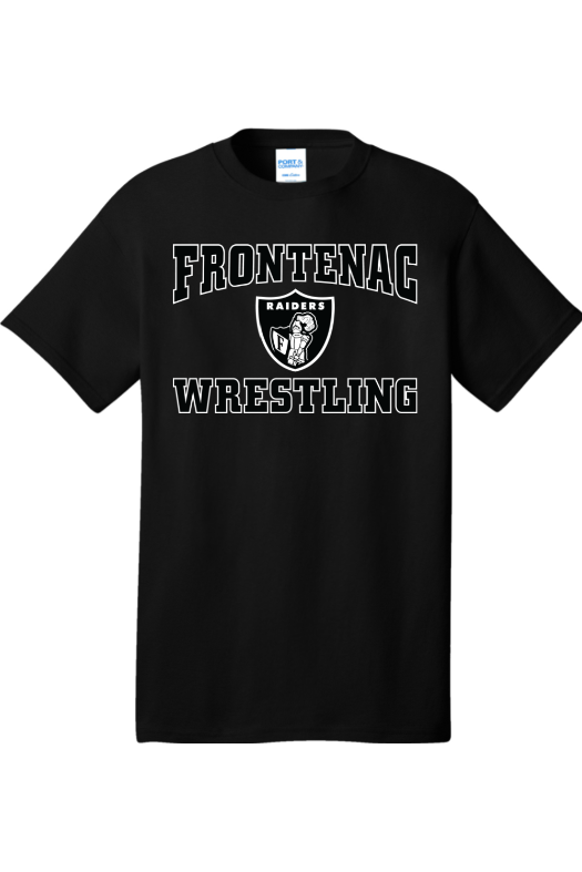 Frontenac HS Wrestling Port & Company - Core Cotton Tee. PC54