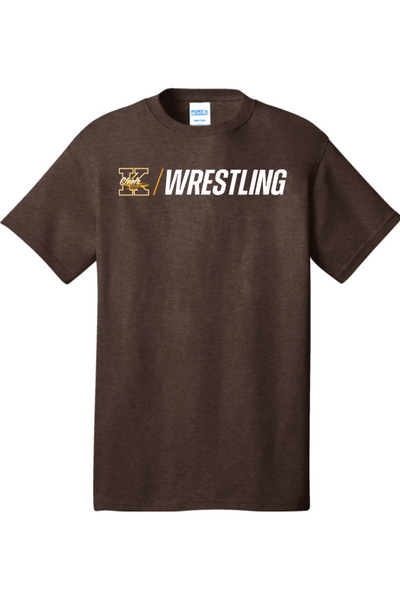 Kickapoo - Wrestling Port & Company - Core Cotton Tee. PC54