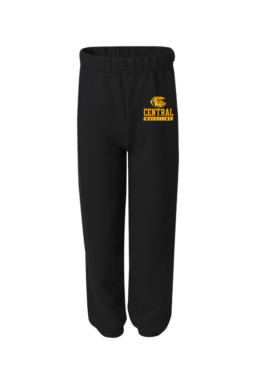 West Allis Central Wrestling Jerzees NuBlend Youth Sweatpants - 973BR
