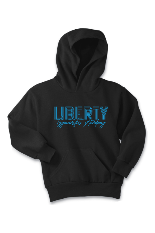 Liberty Gymnastic Academy Port & Company - Youth Core Fleece Pullover Hooded Sweatshirt. PC90YH