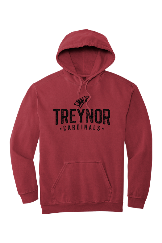 Treynor Wrestling Comfort Colors Garment-Dyed Hooded Sweatshirt