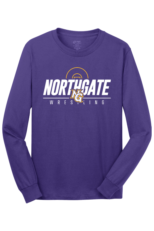 Northgate Middle School Port & Company - Long Sleeve Core Cotton Tee. PC54LS