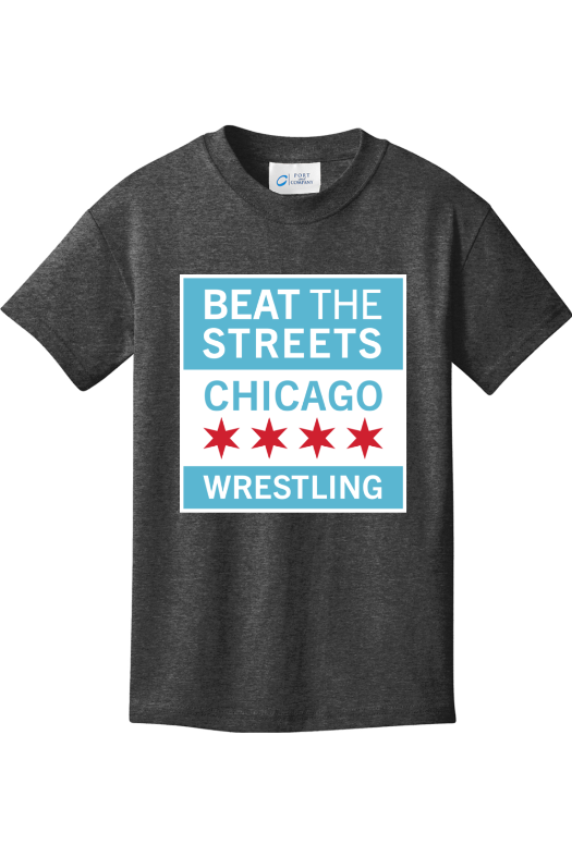 Beat the Streets - Chicago Port & Company - Youth Core Cotton Tee. PC54Y