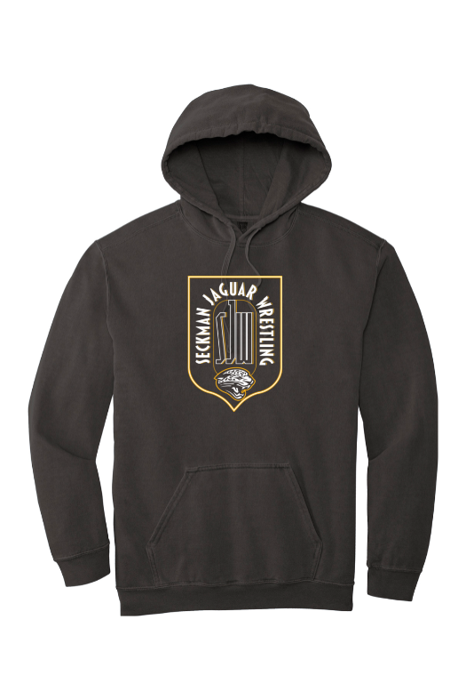 Seckman Wrestling Comfort Colors Garment-Dyed Hooded Sweatshirt